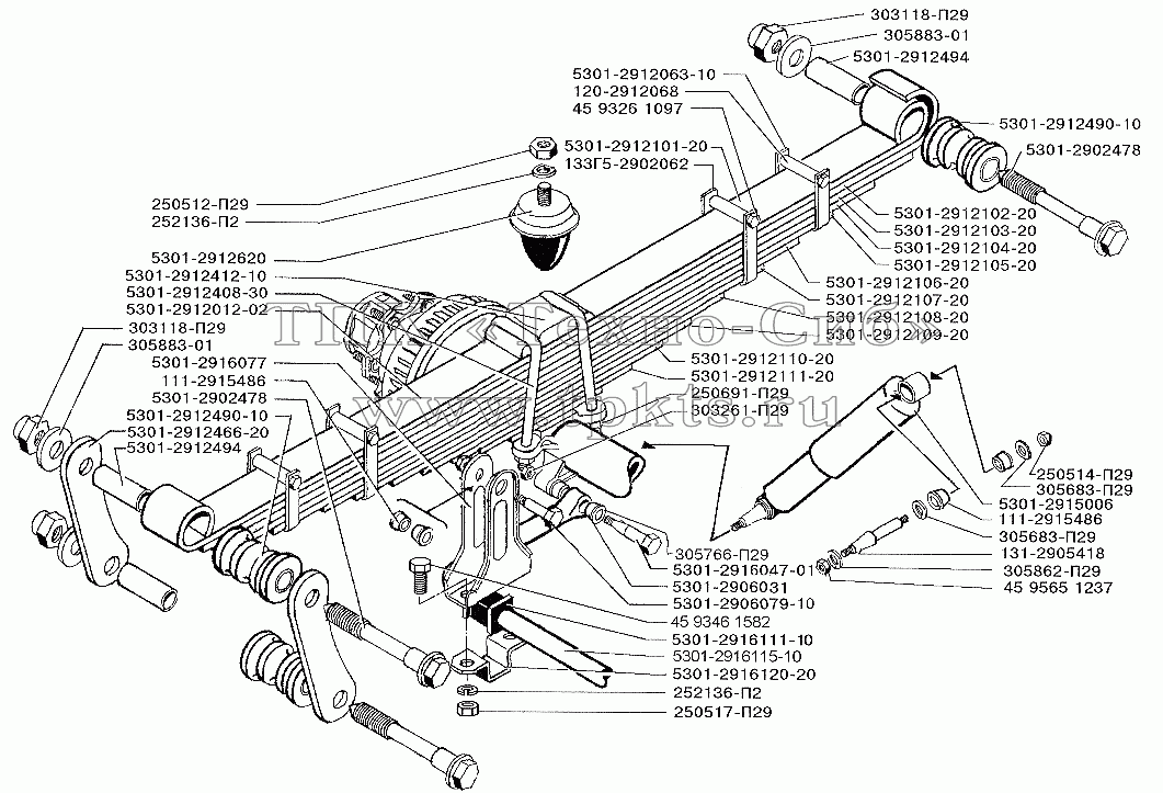 291.1 5. Втулка рессора задняя ЗИЛ 5301 бычок. Передняя подвеска ЗИЛ 5301. Рессора задняя ЗИЛ 5301. Рессора задняя ЗИЛ 130 схема.